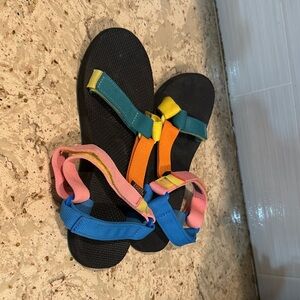 Colorful Strappy Sandals TEVA